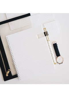 Oasisgalore 4 Pcs Pen Clip for Notebook, Pen Loop Holder for Notebooks, Pen Sleeve Pen Clips for Journal  - Image 5