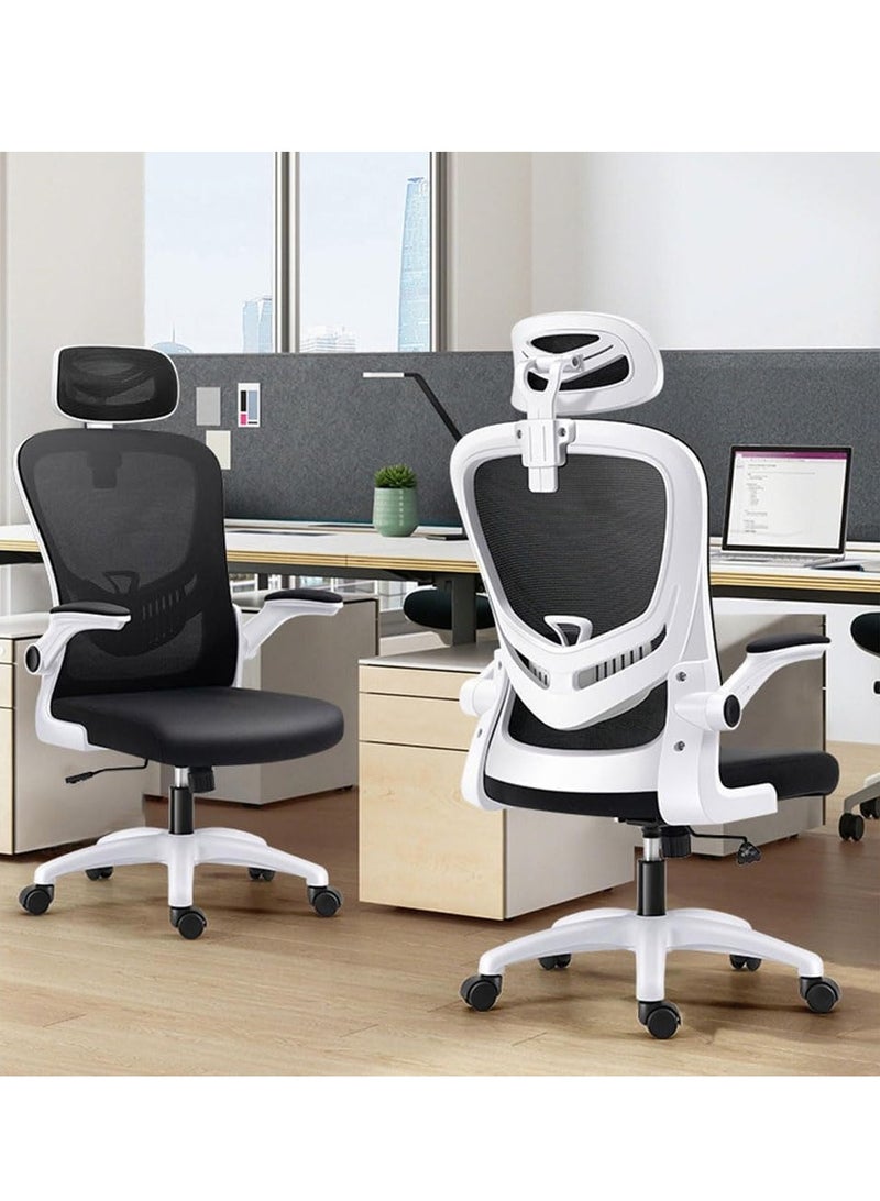 Generic Ergonomic Office Chair, Gaming Chair, Desk Chair, Computer Chair, Swivel Chair with Adjustable Headrest and Flip-up Armrests, Work Chair, Height Adjustable(V3)  - Image 3