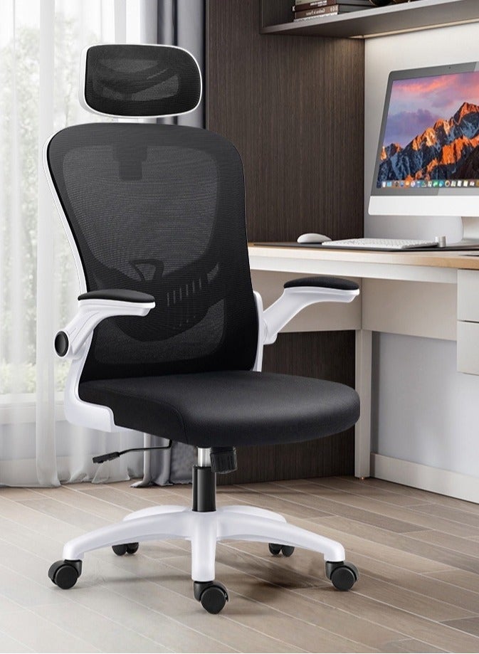 Generic Ergonomic Office Chair, Gaming Chair, Desk Chair, Computer Chair, Swivel Chair with Adjustable Headrest and Flip-up Armrests, Work Chair, Height Adjustable(V3)  - Image 2