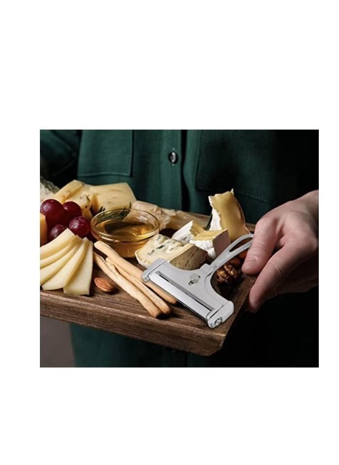 Generic - Cheese Slicer Handheld - Cheese Cutter Cheese Slicers for Block Cheese Heavy Duty Wire Cheese Slicer Adjustable Cheese Slicer Cheese Wire Cutter Wire Cheese Cutters For Block Cheese - Image 1