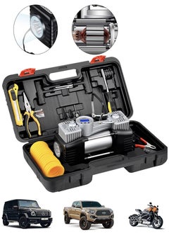 Heavy duty twin 30mm cylinder tyre inflator with tool box