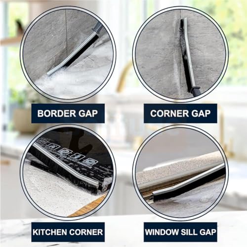 Solitude 8X Combo 5 Non-Scratch Wire Dishcloth, 2 Mini Gap Cleaning Brush & 1 3-in-1 Cup Lid Gap Cleaning Brush, Multipurpose Wire Dishwashing Rag for Wet and Dry, Easy Rinsing, Reusable for Kitchen - Image 2