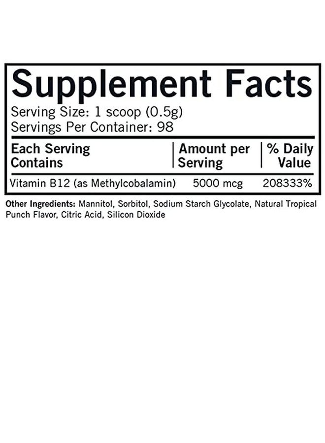 Kirkman Methylcobalamin Concentrated Powder ; 57 Gm/2 Oz - Image 3