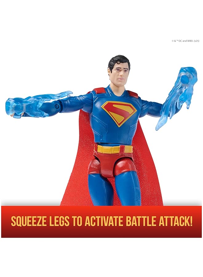 DC Comics Superman Green Lantern Epic Strike Action Figure 15 Cm Tall Authentic Movie Styling Includes 2 Accessories Kids’ Toys For Boys And Girls Aged 4 And Up - Image 2