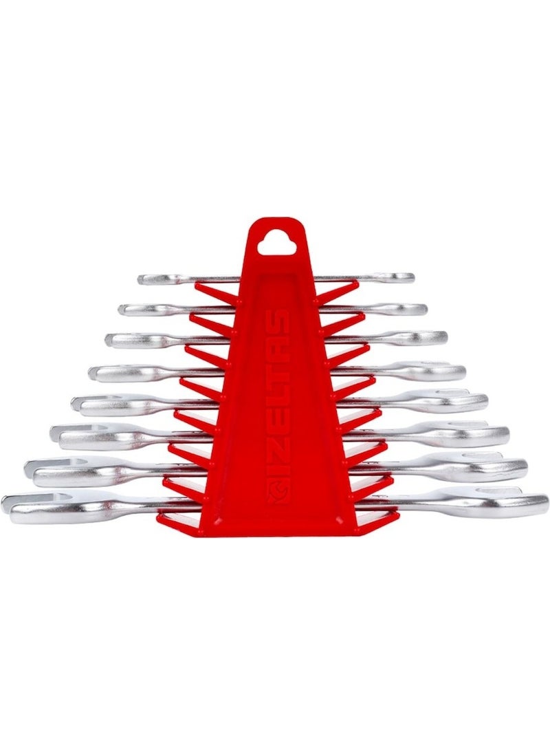 İzeltaş Izeltaş Open Mouth Fork Wrench Set Short Size 06-22. 8 Pieces  - Image 2