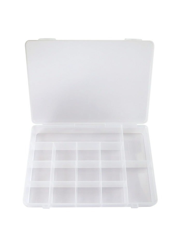 Grab Mantra 4 Pack 20 Grids Plastic Storage Jewellry Organizer Boxes with Adjustable Dividers (4x5)  - Image 5