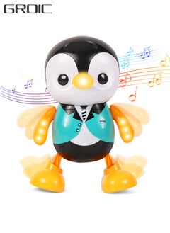 Penguin Dancing and Singing Musical Toys for Toddlers, Infant and Baby Educational Learning Toys Moving Walking Dancing Toys with Music and Lights Gifts for Kids