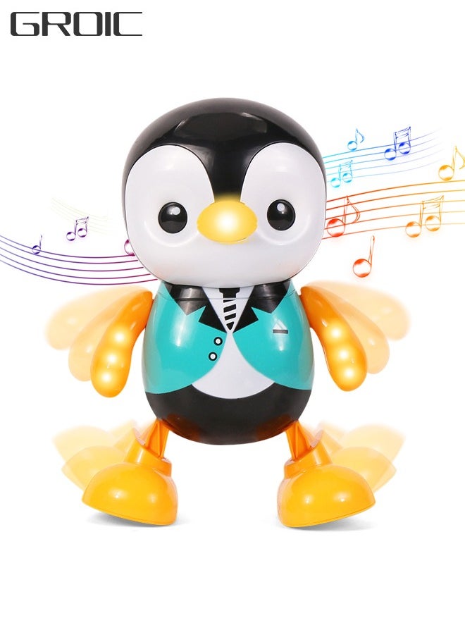 GROIC - Penguin Dancing and Singing Musical Toys for Toddlers, Infant and Baby Educational Learning Toys Moving Walking Dancing Toys with Music and Lights Gifts for Kids - Image 1