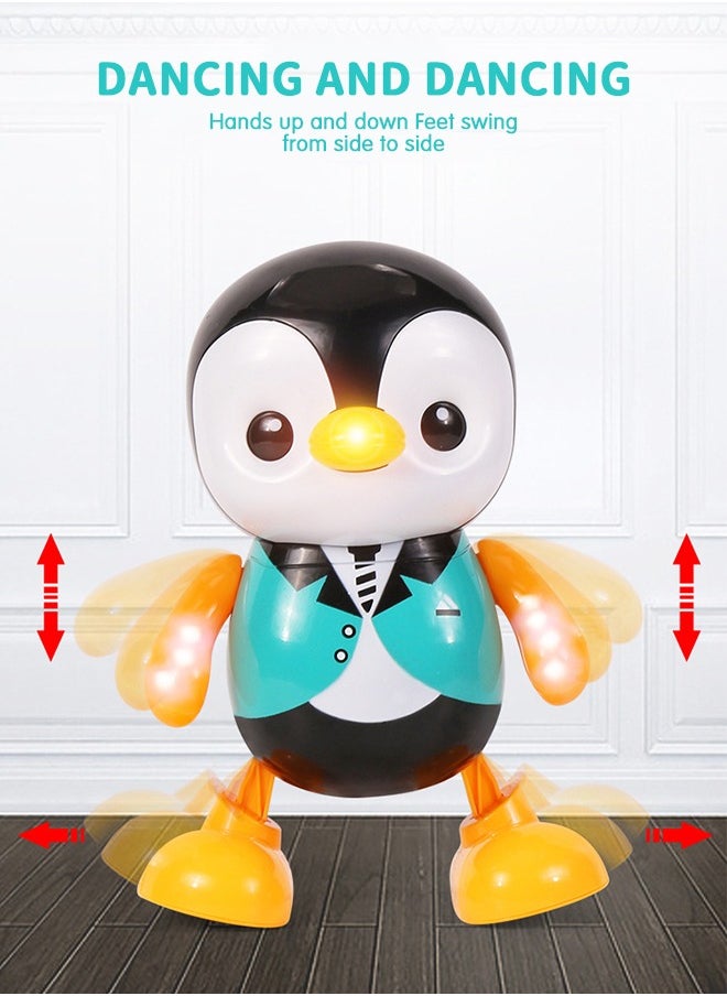 GROIC - Penguin Dancing and Singing Musical Toys for Toddlers, Infant and Baby Educational Learning Toys Moving Walking Dancing Toys with Music and Lights Gifts for Kids - Image 1