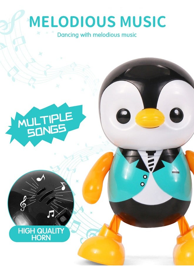 GROIC - Penguin Dancing and Singing Musical Toys for Toddlers, Infant and Baby Educational Learning Toys Moving Walking Dancing Toys with Music and Lights Gifts for Kids - Image 1