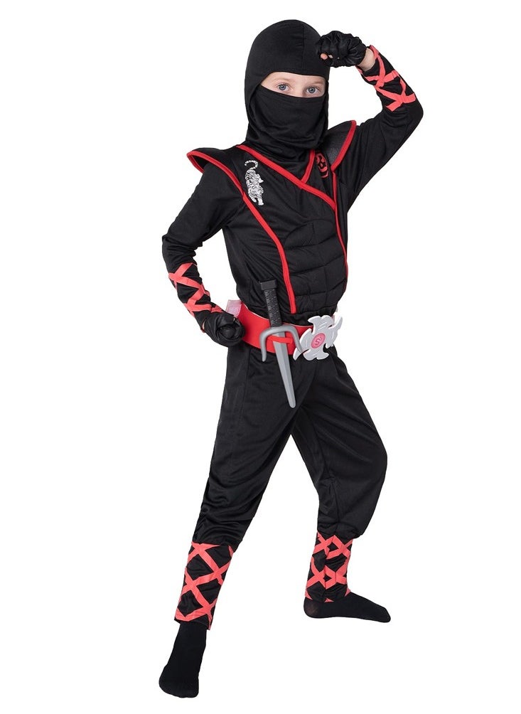 Al Aoyama - Creations Ninja Costume for Kids, Deluxe Ninja Costume for Boys Dress Up - Image 1