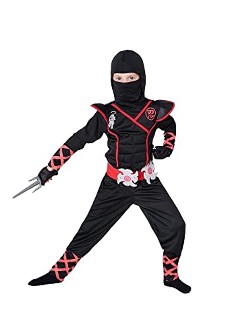 Al Aoyama - Creations Ninja Costume for Kids, Deluxe Ninja Costume for Boys Dress Up - Image 1