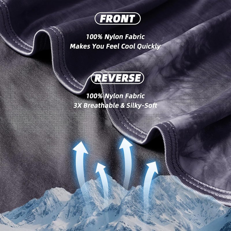 inhand Cooling Blanket King Size (80"x90"), Cooling Blankets for Hot Sleepers, Absorbs Heat to Keep Adults Cool for Summer Nights Sweats, Thin Cold Lightweight Blanket for Couch Bed, All Season Use - Image 4