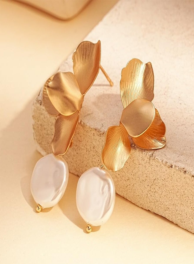 AMAAL Earrings For Women & Girls Stylish | Western Korean Earrings Bali | Butterfly| Stud Earrings Set for Women Moti Accessories Aesthetic | Fashion American Diamond AD CZ Gold Stud earinging 93 - Image 5