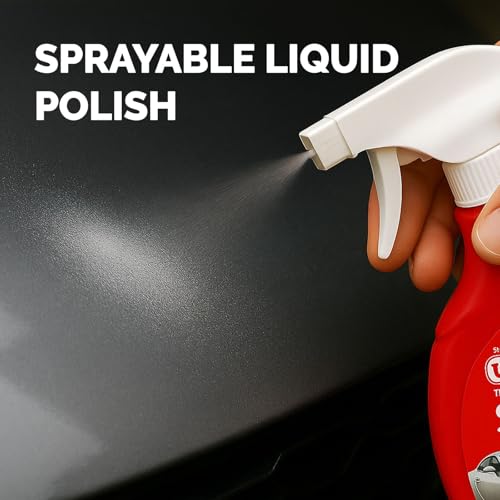 Waxpol Silky Touch Spray Polish kit for Car & Bike with Applicator Sponge & Microfiber Cloth Instant Shine, Hydrophobic Coating, UV Protection, High Gloss Finish,Quick 10-Min Application 300 ml - Image 2