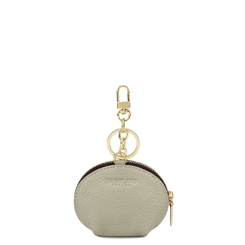 Da Milano  Wax Leather Bag Hanging - Khaki  | Best Price UAE