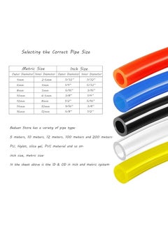 DLIEN 10mm OD 65mm ID Pneumatic Air Compressor Tubing PU Hose Tube Pipe 10 meter Blue 328Ft 10mm x 65mm Pneumatic Polyurethane PU Tube Pipe Blue 10  - Image 4