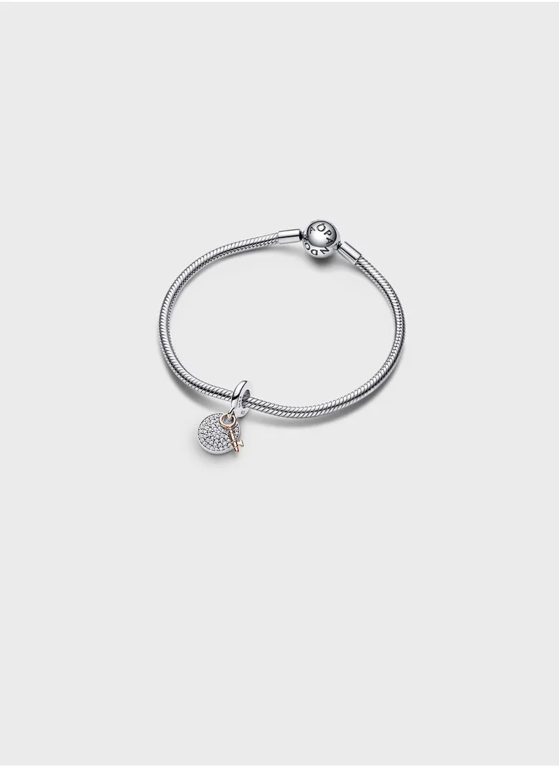 PANDORA Key To Happiness Double Dangle Charm