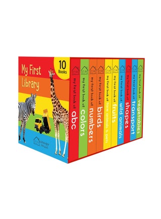 My First Library Boxset Of 10 Board Books