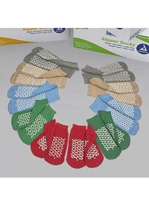 Dynarex Dynarex Slipper Socks XLarge BEIGE 48cs  - Image 2