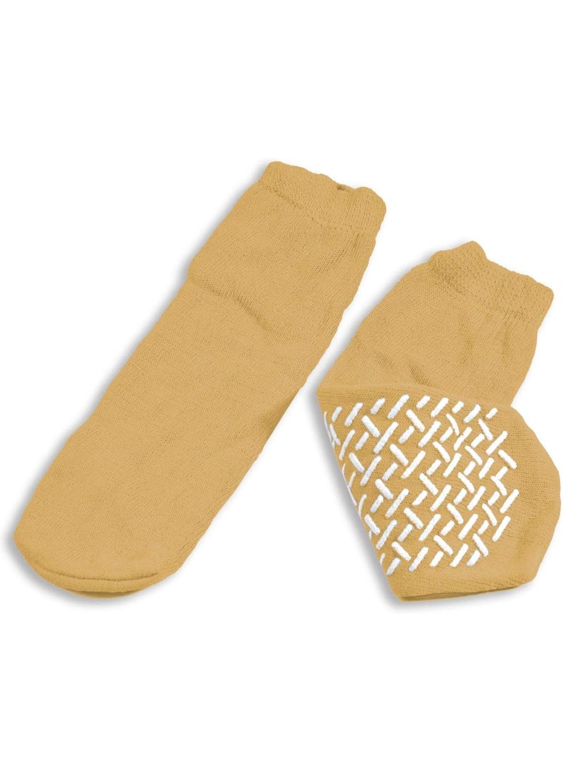 Dynarex Dynarex Slipper Socks XLarge BEIGE 48cs  - Image 1