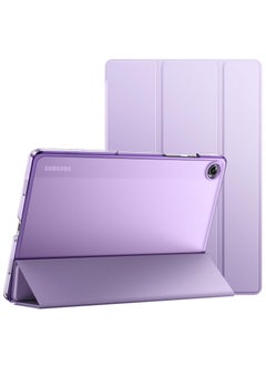 Jetech Case for Samsung Galaxy Tab A9 and A9 Plus 11 Inch 2023 Slim Translucent Back Trifold Folio Stand Protective Tablet Cover Auto Wake and Sleep Light Purple  - Image 1