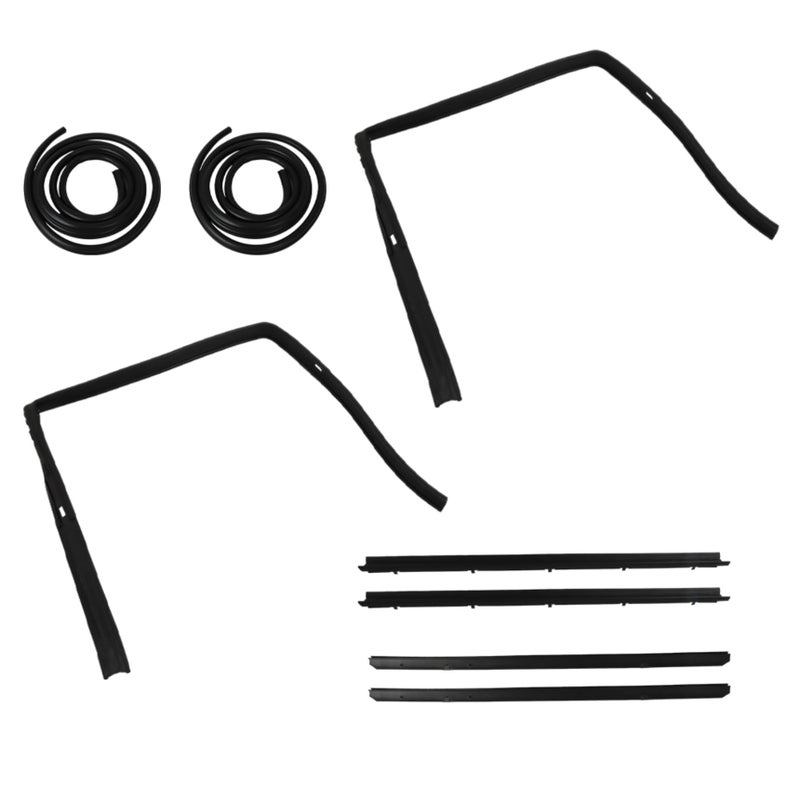 RainMan S WSS00932 Rubber Door Weatherstrip Seal Kit Replacement for S10 Blazer S15 Jimmy 19831994 - Image 3