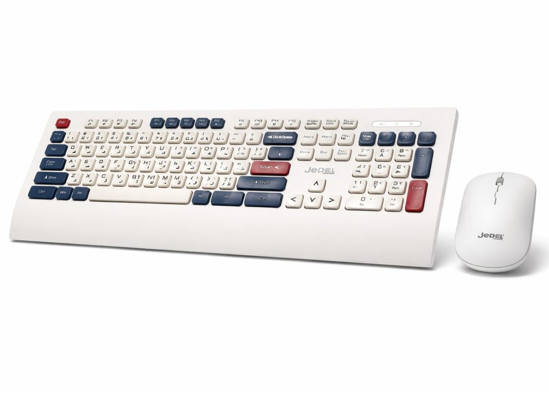 جي ديل مجموعة لوحة المفاتيح والماوس اللاسلكية JEDEL WS671 - Image 1