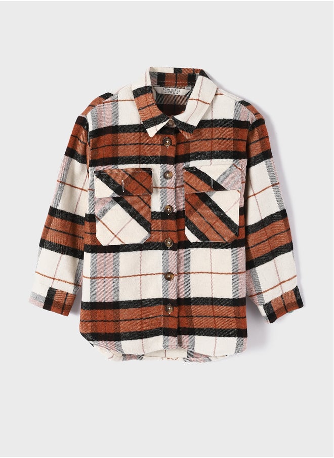 LC WAIKIKI - Plaid Long Sleeve Girl Shirt - Image 1