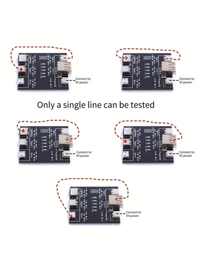 وحدة كشف كابل الشحن السريع من نوع C للكشف عن الأعطال في الهواتف المحمولة (قطعة واحدة) - Image 5
