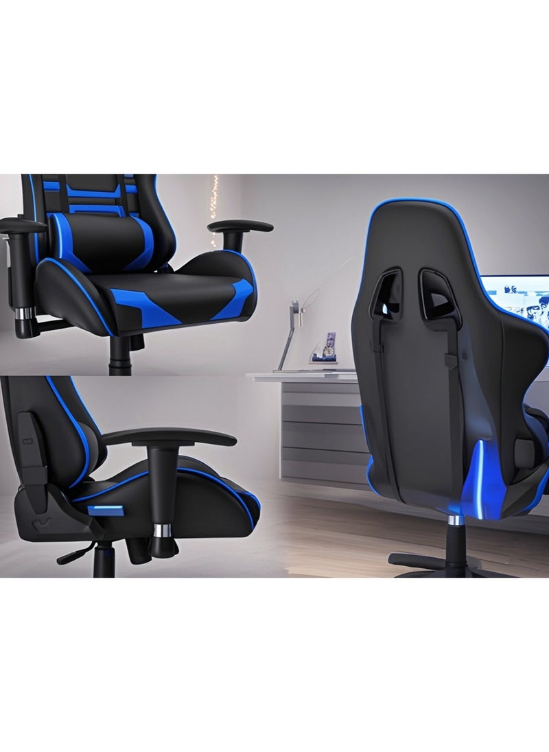 Gaming Chair Office Chair With Footrest Racing Ergonomic Chair Leather Reclining Video Game Chair Adjustable Armrest High Back Gamer Chair With Headrest And Lumbar Support 62X50X120 Cm - pzsku/ZBBF9C654C6E35AD8E1E0Z/45/_/1733060108/948b8889-7633-4f1a-bd00-c9c257c6958b