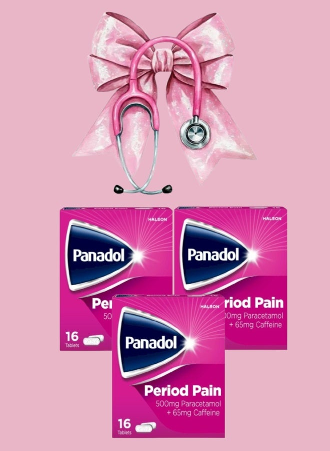 Panadol 3 Pieces Panadol Period Pain 500/65mg 16 tablets - Image 1