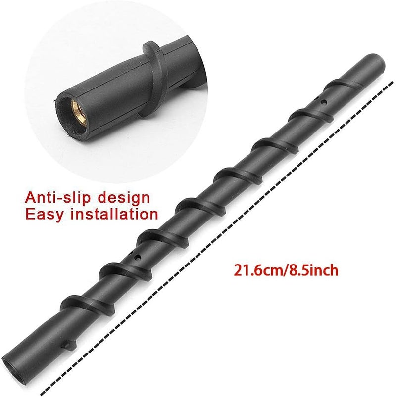 VOFONO Short Antenna for GMC Sierra/Chevy Silverado 1500 2500 3500 (2009-2024) | 8.5 inch Spiral Direct Truck Replacement Antenna (M7 Thread) - Image 4