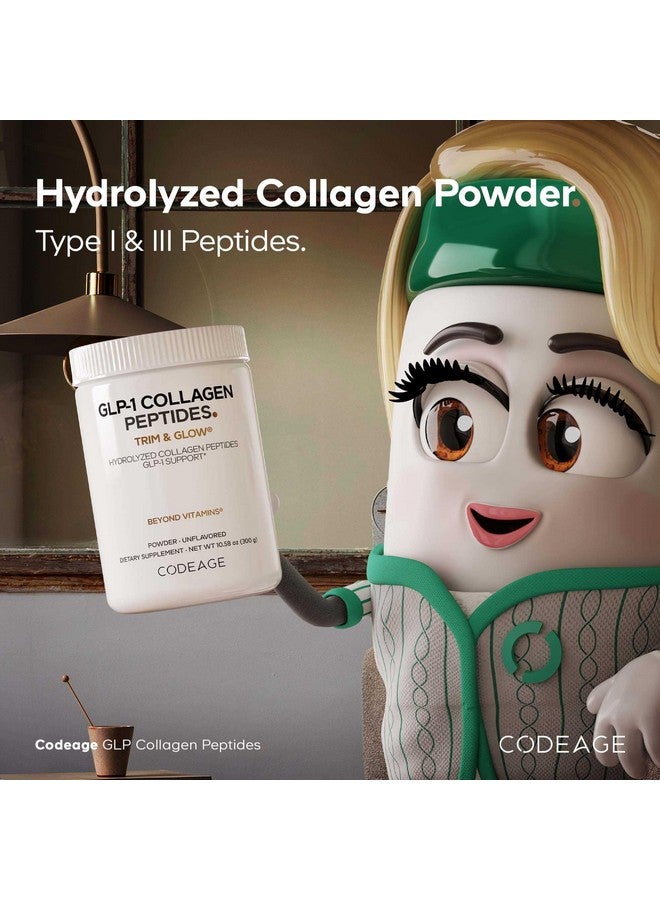 Codeage GLP-1 Collagen Powder Supplement - Nextida GC Collagen Peptides - GLP 1 Support - Hydrolyzed, Grass-Fed, Type I & III, Unflavored - Non-GMO, Gluten-Free, Dairy-Free - 10.58 Oz - Image 3