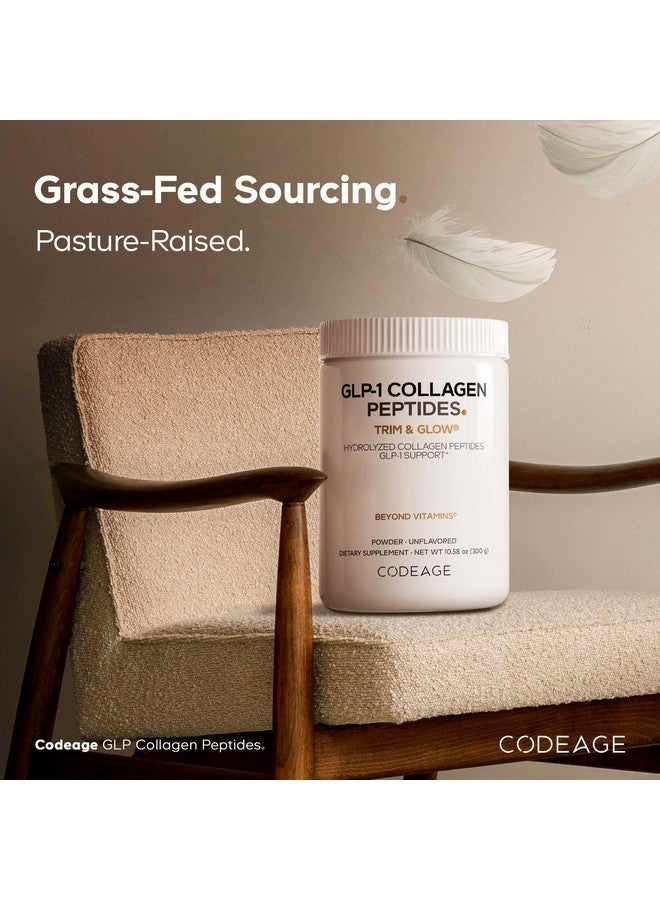 Codeage GLP-1 Collagen Powder Supplement - Nextida GC Collagen Peptides - GLP 1 Support - Hydrolyzed, Grass-Fed, Type I & III, Unflavored - Non-GMO, Gluten-Free, Dairy-Free - 10.58 Oz - Image 5