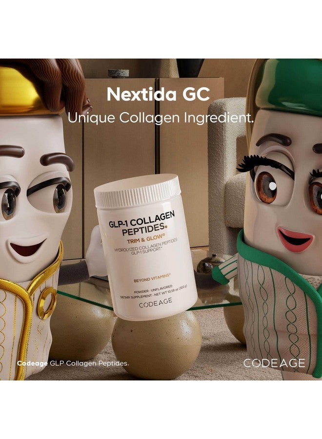 Codeage GLP-1 Collagen Powder Supplement - Nextida GC Collagen Peptides - GLP 1 Support - Hydrolyzed, Grass-Fed, Type I & III, Unflavored - Non-GMO, Gluten-Free, Dairy-Free - 10.58 Oz - Image 4