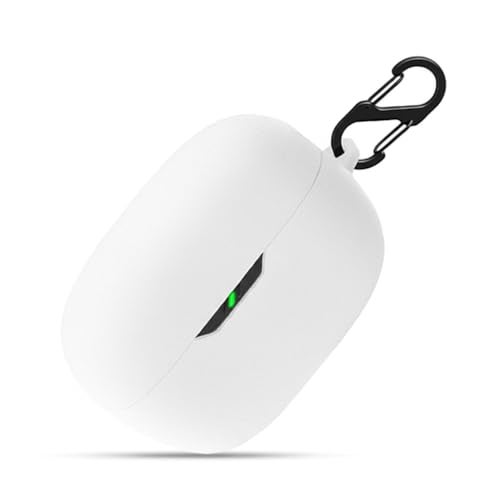 LIRAMARK غطاء سيليكون LIRAMARK مع مشبك متوافق مع JBL Wave Beam 2 (2024) (أبيض) - Image 1