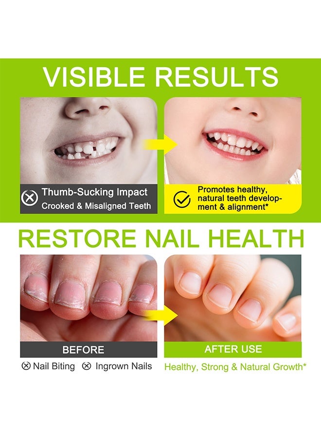 Elaimei Stop Nail Biting, Nail Biting Treatment for Kids, Thumb Sucking Deterrent, Nail Biting Prevention for Kids, Safe and Natural Plant Bitter Formula, Nail Care Stop Biting Nails - Image 3