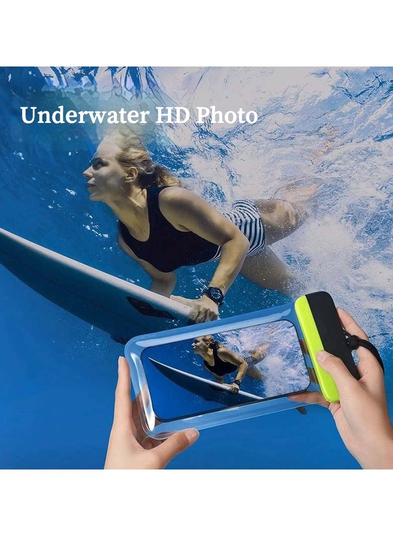 IPX8 Waterproof phone case 30m Deep Dive, Responsive Touchscreen, Universal Fit for Most Phones, Underwater HD Photography, Adjustable Strap（White，Black，Blue）  - Image 4