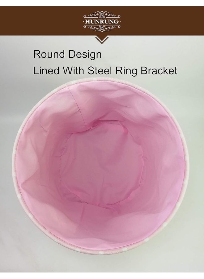 HUNRUNG Large Laundry Hamper,Cartoon Organizer Bin for Children Nursery,Toys,Laundry,Children Clothing,Gift Baskets (Swan) - Image 4