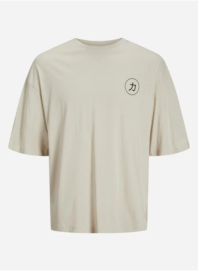 JACK & JONES Jack & Jones Graphic Print Crew Neck T-Shirt