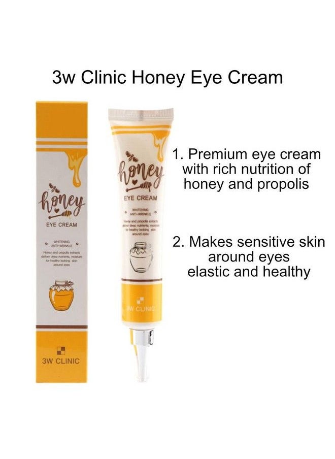 3W CLINIC Honey Eye Cream 40Ml / 1.41 Fl.Oz. X 2Pack  - Image 3