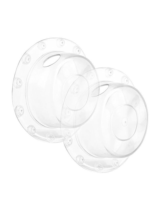 عبوة من قطعتين من سدادات حوض الاستحمام، غطاء تصريف حوض الاستحمام، سدادات حوض استحمام شفافة من مادة البولي فينيل كلوريد، سدادة غطاء تصريف حوض الاستحمام - Image 1