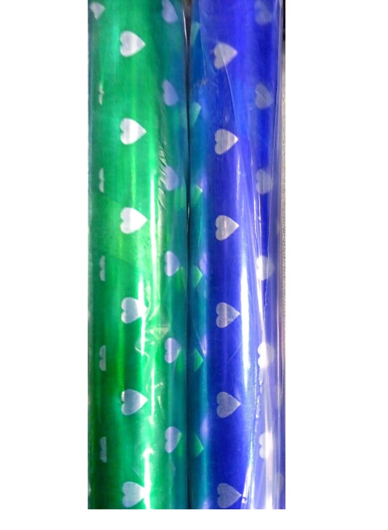 Flamingo 2-Pieces 4 Meters  Gift Wrapping Paper Roll Assorted Color - Image 1