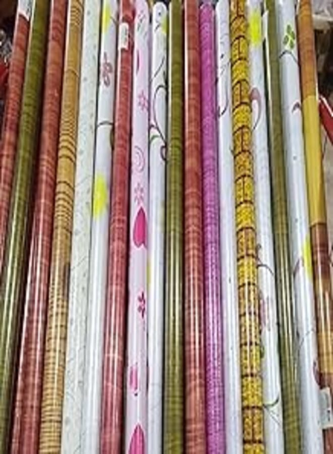 MY 40cm x 5m Multi Color Wood Color Roll Adhesive Waterproof Heat Resistant for Wall Ceramic Grease Drawer Brushes Wardrobe