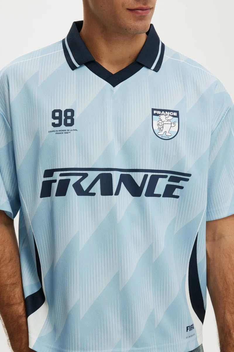Cotton On  LCN FCL POWDER BLUE / FIFA - FRANCE 98 SOCCER / 2XL for Women | Best Price UAE