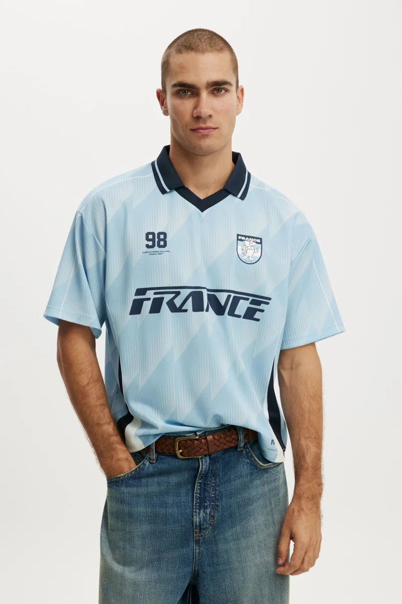 LCN FCL POWDER BLUE / FIFA - FRANCE 98 SOCCER / 2XL