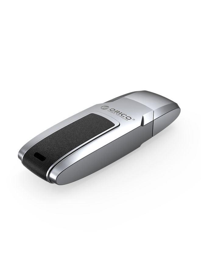 BURAQ ORICO USB Flash Drive, Read: 100MB/s, Write: 50MB/s, Memory:32GB, Port:Type-C(Silver)  - Image 2