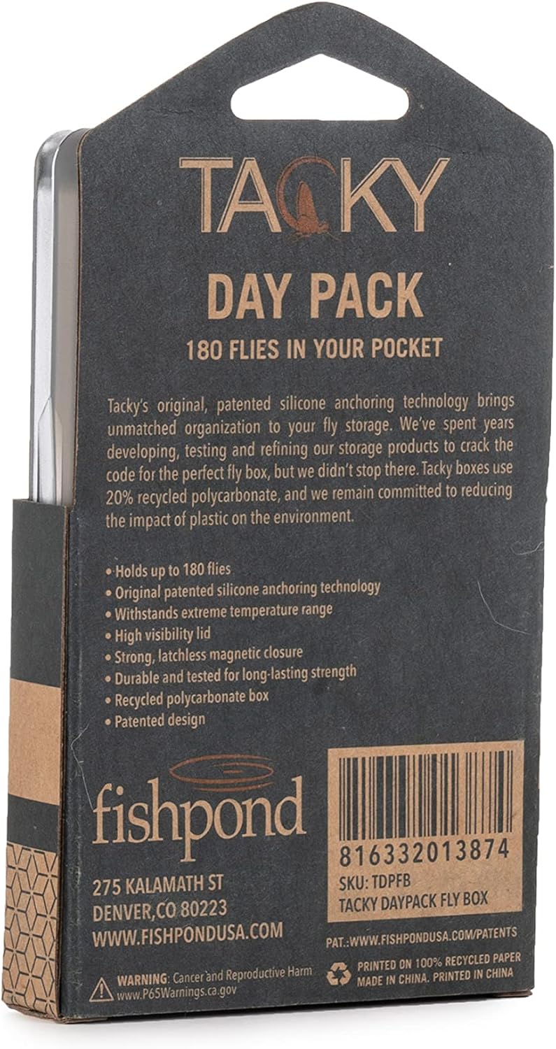 FishPond Tacky Day Pack Fly Fishing Fly Box - Single Sided | Fly Boxes for Fly Fishing - Image 5