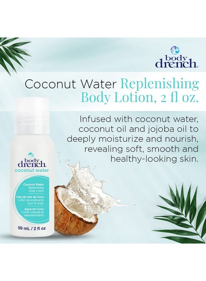 Body Drench Coconut Water Replenishing Lotion For All Skin Types 2 Fl Oz - Image 2